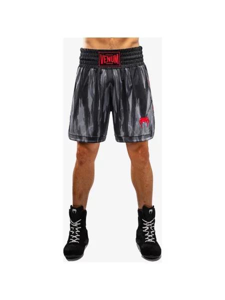 Szorty Venum Demon Boxing szary czerwony S czarny