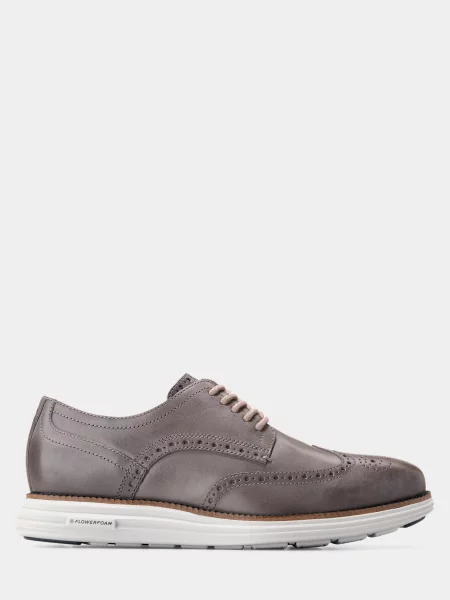 Кожаный оксфорды Cole Haan серый