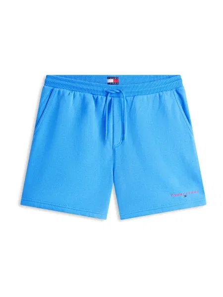 Tommy Jeans Kalhoty světlemodrá / rubínově červená