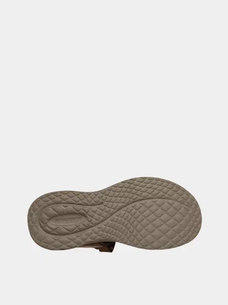 Кожаные сандалии Skechers коричневые