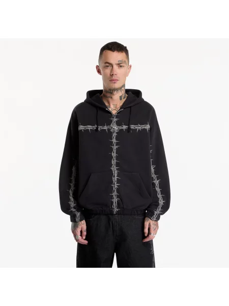 Hanorac cu glugă Vans negru