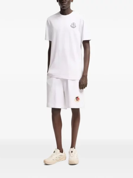 Póló Moncler nyomtatás fehér