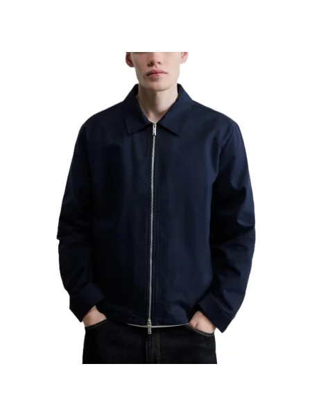 Geacă de blugi Calvin Klein albastru