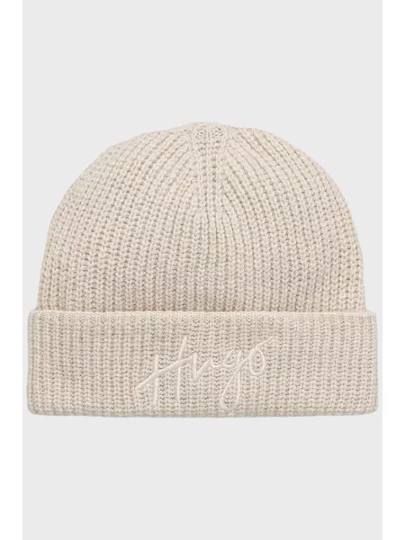 Шапка Hugo бежева