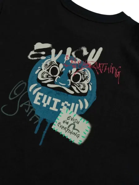 Tricou Evisu cu imagine negru