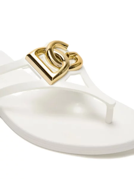 Sandale Dolce & Gabbana alb