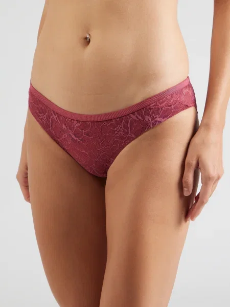 TRIUMPH Slip Amourette Charm burgundi vörös rózsaszín
