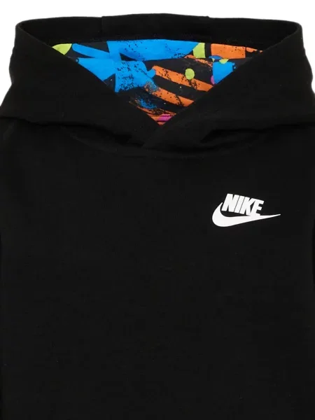 Hanorac cu glugă copii Nike negru