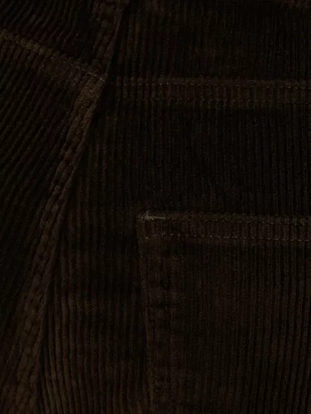 Pantaloni True Avenue de catifea cord maro