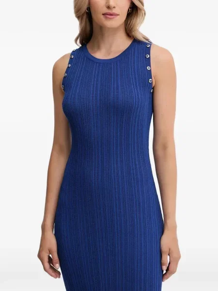 Rochie midi Morgan fără mâneci albastru