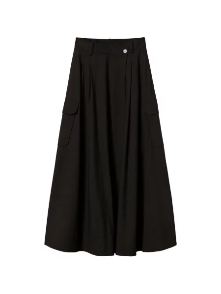 Fustă Twinset de flanelă plic negru