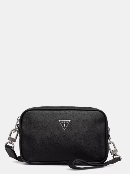 GUESS Geantă de umăr MILANO' negru