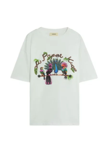 Grafic tricou A Paper Kid cu imagine verde