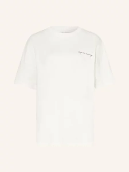 Marc O'polo Denim Koszulka Oversize beige białe