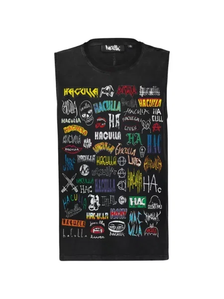 Cămașă Haculla cu imagine negru