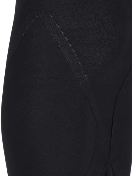 Fustă midi Rick Owens până la genunchi negru