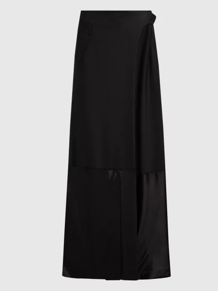 Юбка макси Victoria Beckham черная