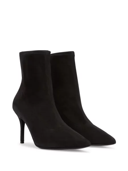 Cizme scurte Giuseppe Zanotti din piele de căprioară negru