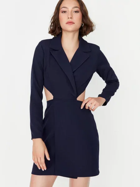 Rochie mini Trendyol țesută negru