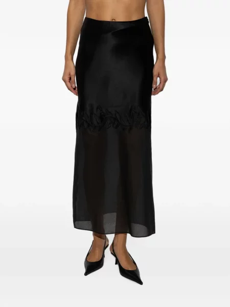 Fusta maxi By Malene Birger negru