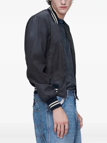 Geacă bomber Maison Margiela cu imagine gri