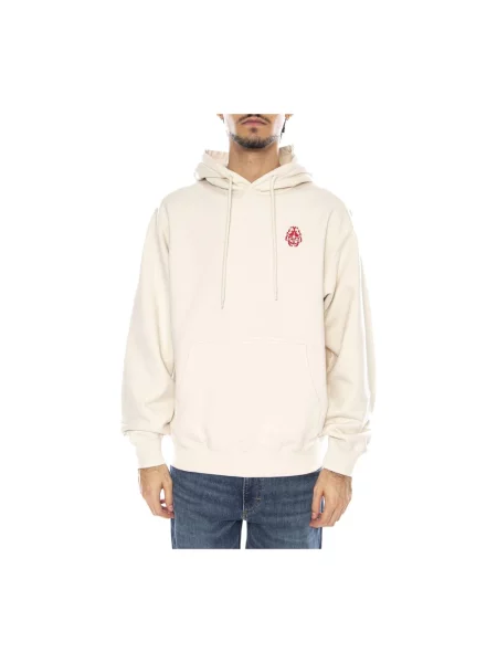 Bluza z kapturem Edwin z kapturem beżowa