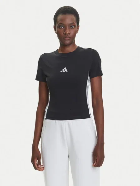 Тениска adidas Essentials черно