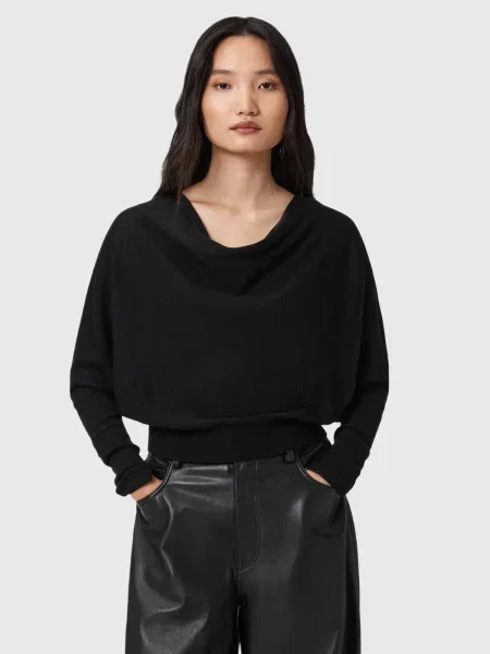 AllSaints Sveter Ridley' čierna