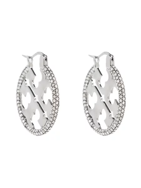 Kolczyki Tory Burch szare