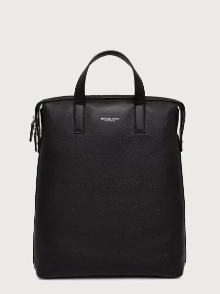 Michael Kors rucsac pentru bărbați din piele NICHOLAS negru