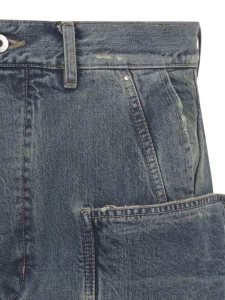 Παντελόνι cargo Rick Owens Drkshdw μπλε