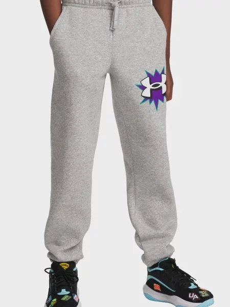 Детские спортивные штаны Under Armour серые