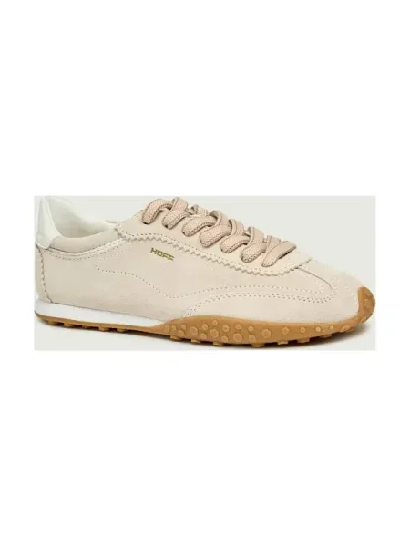 Hoff sneakers din piele întoarsă BRIDGE FL BEIGE bej