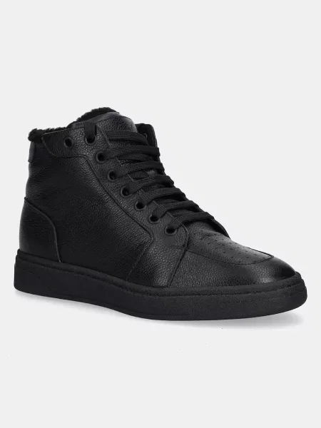 Кожени маратонки Giuseppe Zanotti мъжки черно