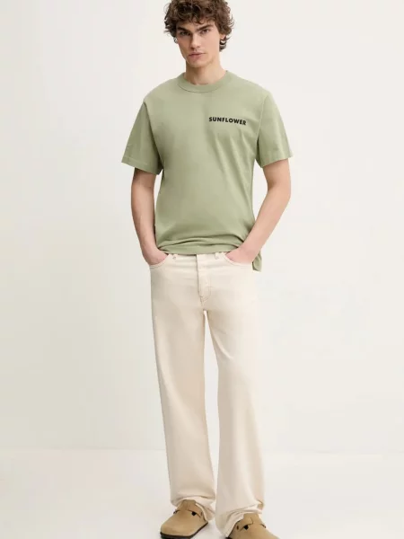 Футболка Sunflower з принтом зелений