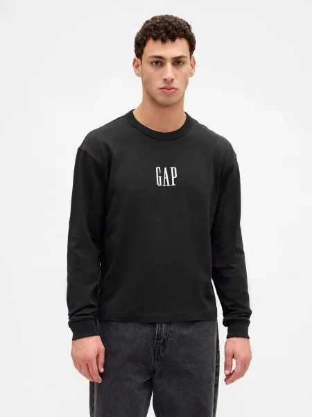 GAP Majica črna bela
