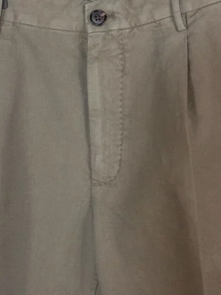 Pantaloni Incotex din țesătură twill verde