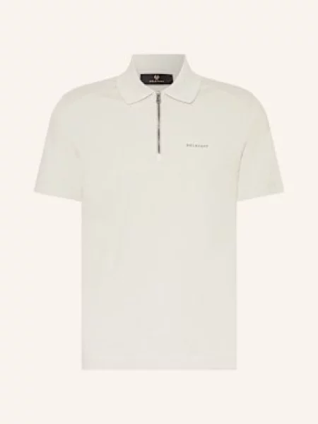 Belstaff Koszulka Polo Z Dżerseju Alloy weiss