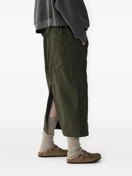 Fustă midi Tomboy până la genunchi verde
