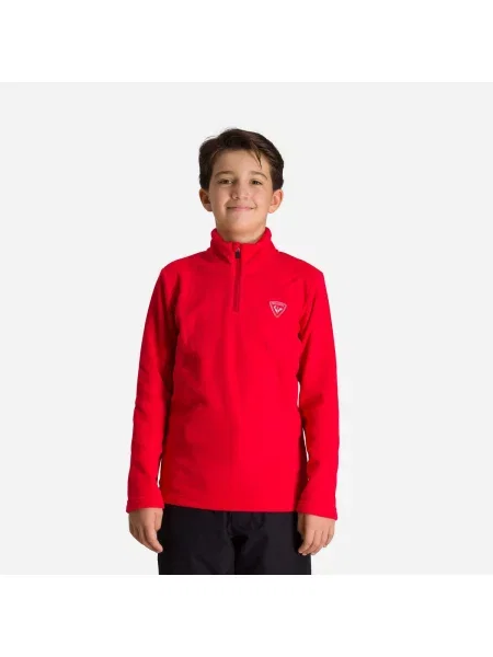 Bluza polarowa dziecięca Rossignol czerwona