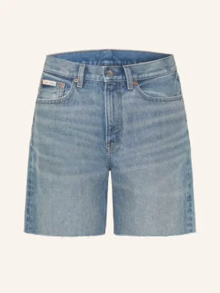 Calvin Klein Jeans Szorty Jeansowe blau niebieskie