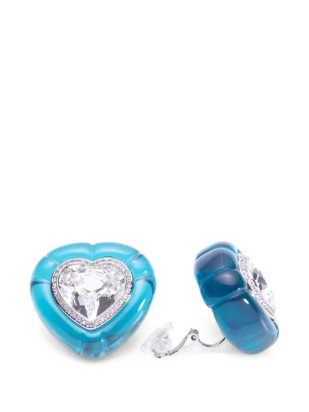 Cercei Swarovski cu motiv cu inimi