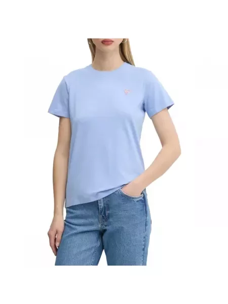 Guess Jeans triko s krátkým rukávem modré