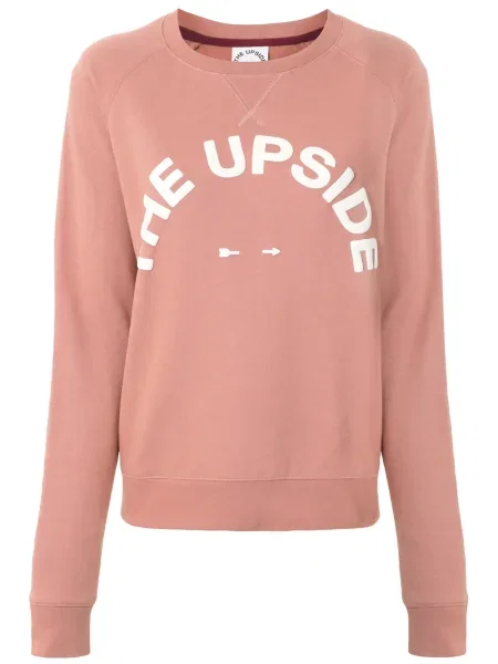 Hanorac The Upside cu imagine roz