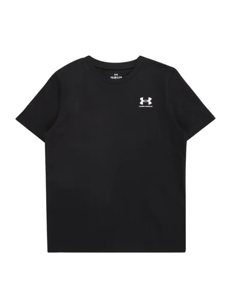 UNDER ARMOUR Tehnička sportska majica crna bijela