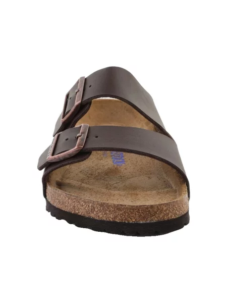 Papuci Birkenstock din piele maro
