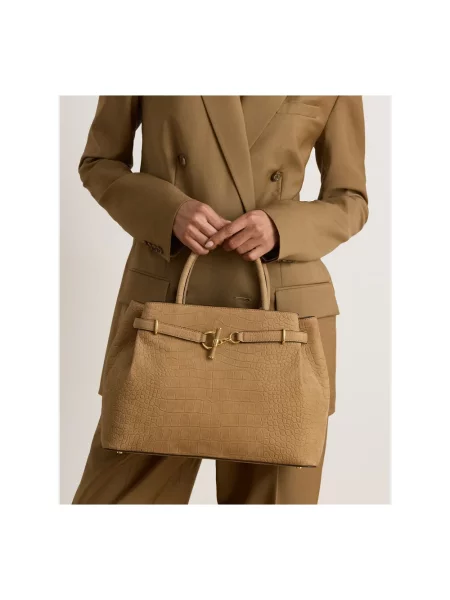 Torebka LAUREN RALPH LAUREN beżowa