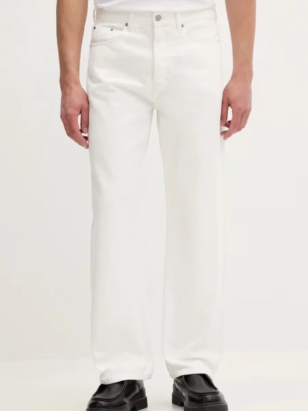 Tommy Jeans jeansy straight białe