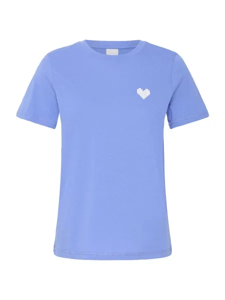 ICHI Tricou IHCAMINNA albastru regal alb