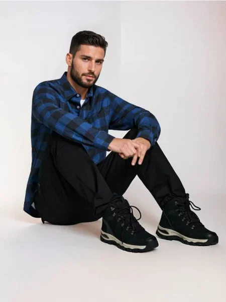 Водонепроникні черевики до щиколотки чорний